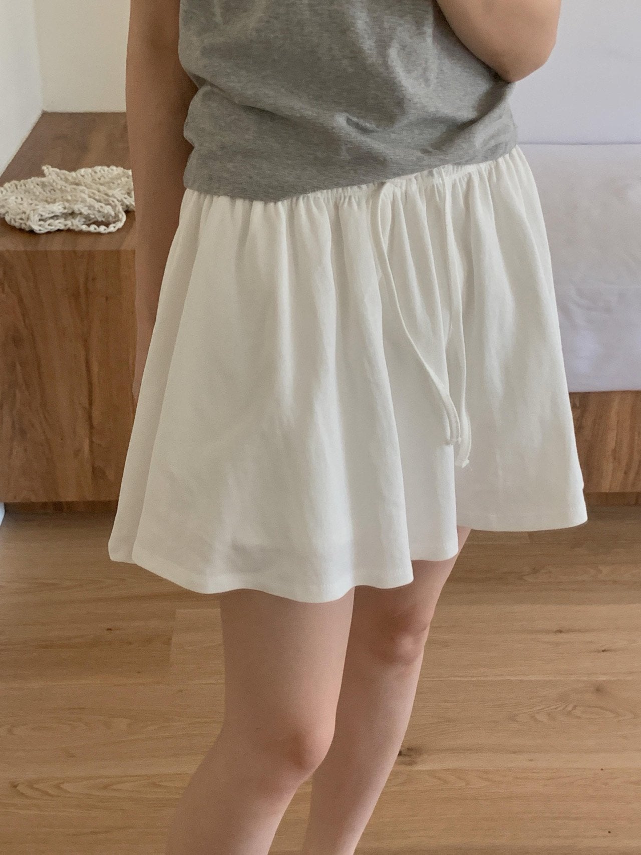 Rush skirt half pants-3col