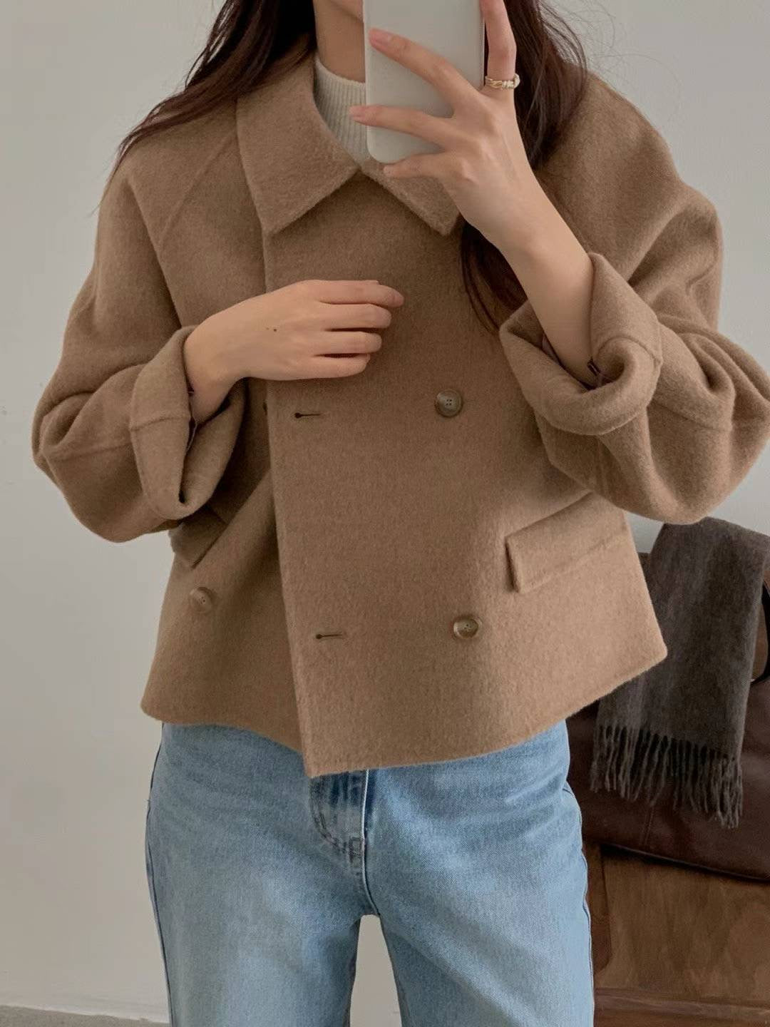 Miu double handmade jacket-3col