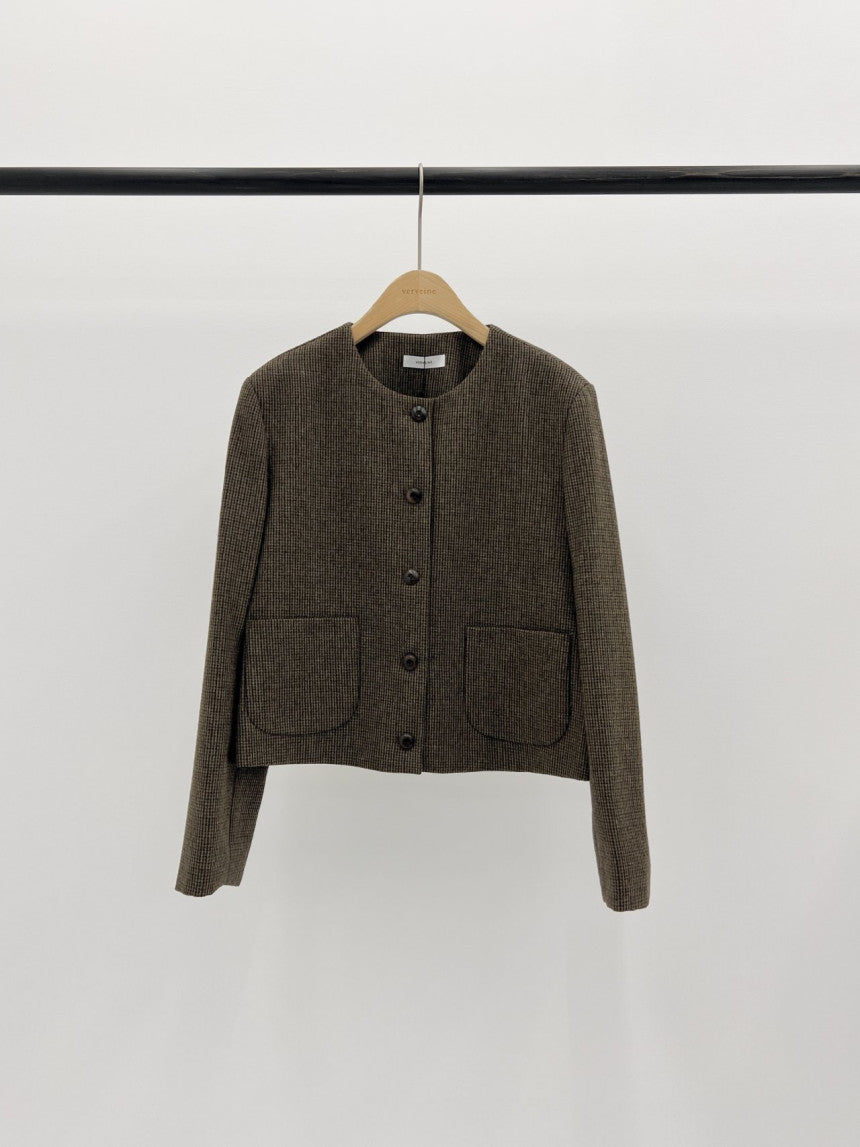 Celine wool no collar jacket