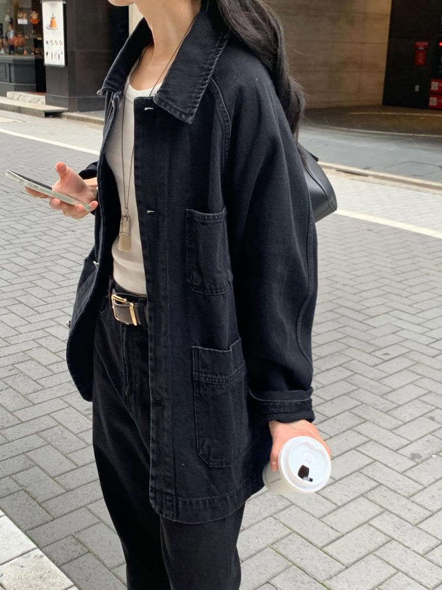 Evening denim jacket