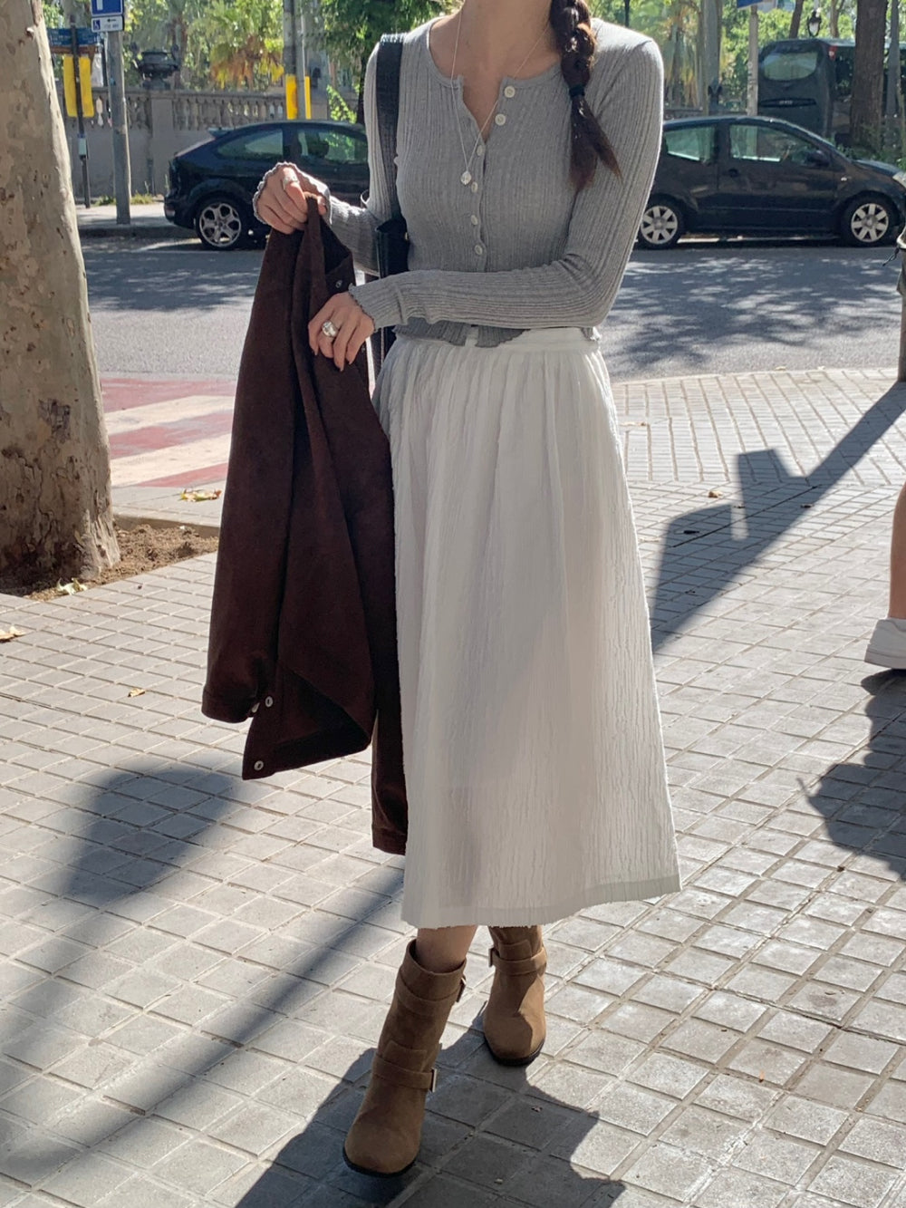 chocolat skirt-2col