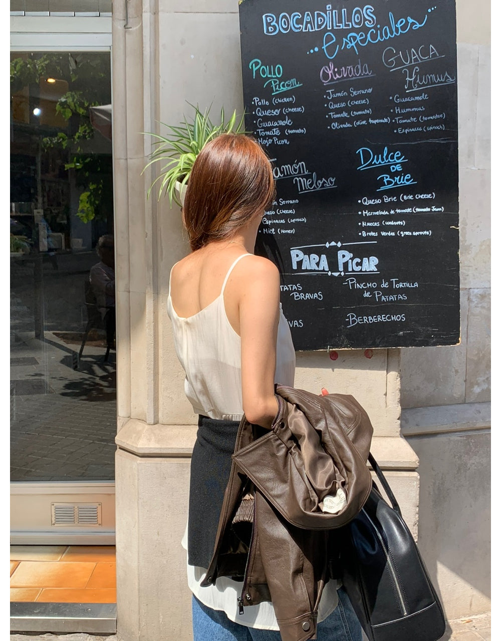 Alpha leather&suede jacket-2type