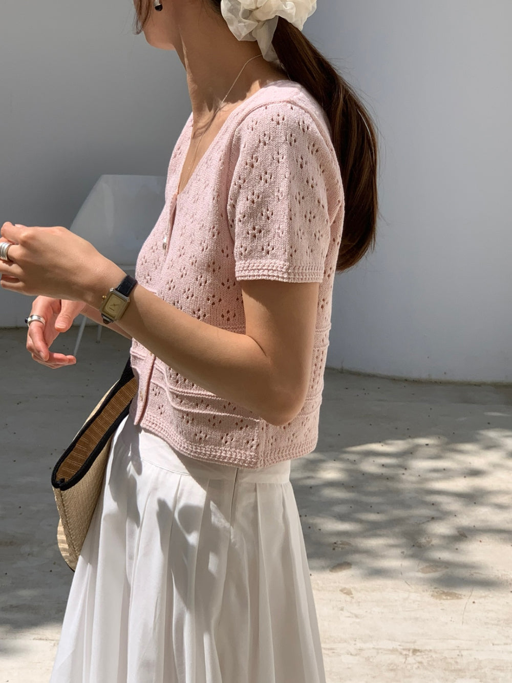 Flute cardigan-3col