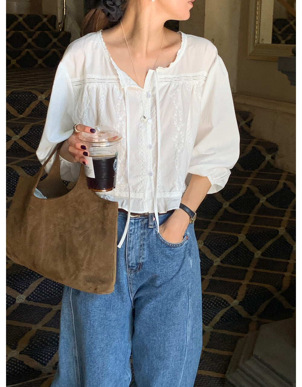 Moon byul blouse