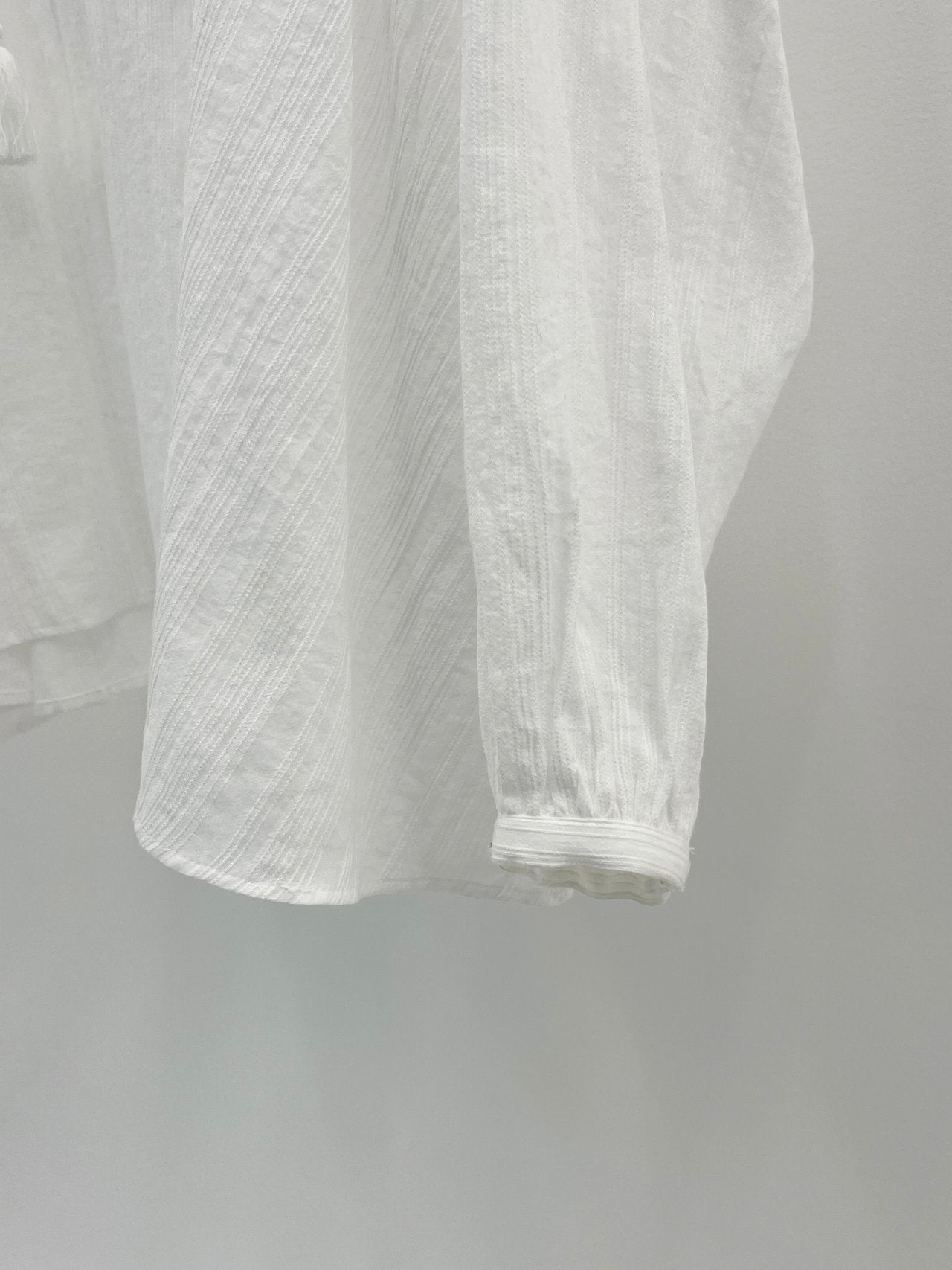 Lea tassel frill blouse