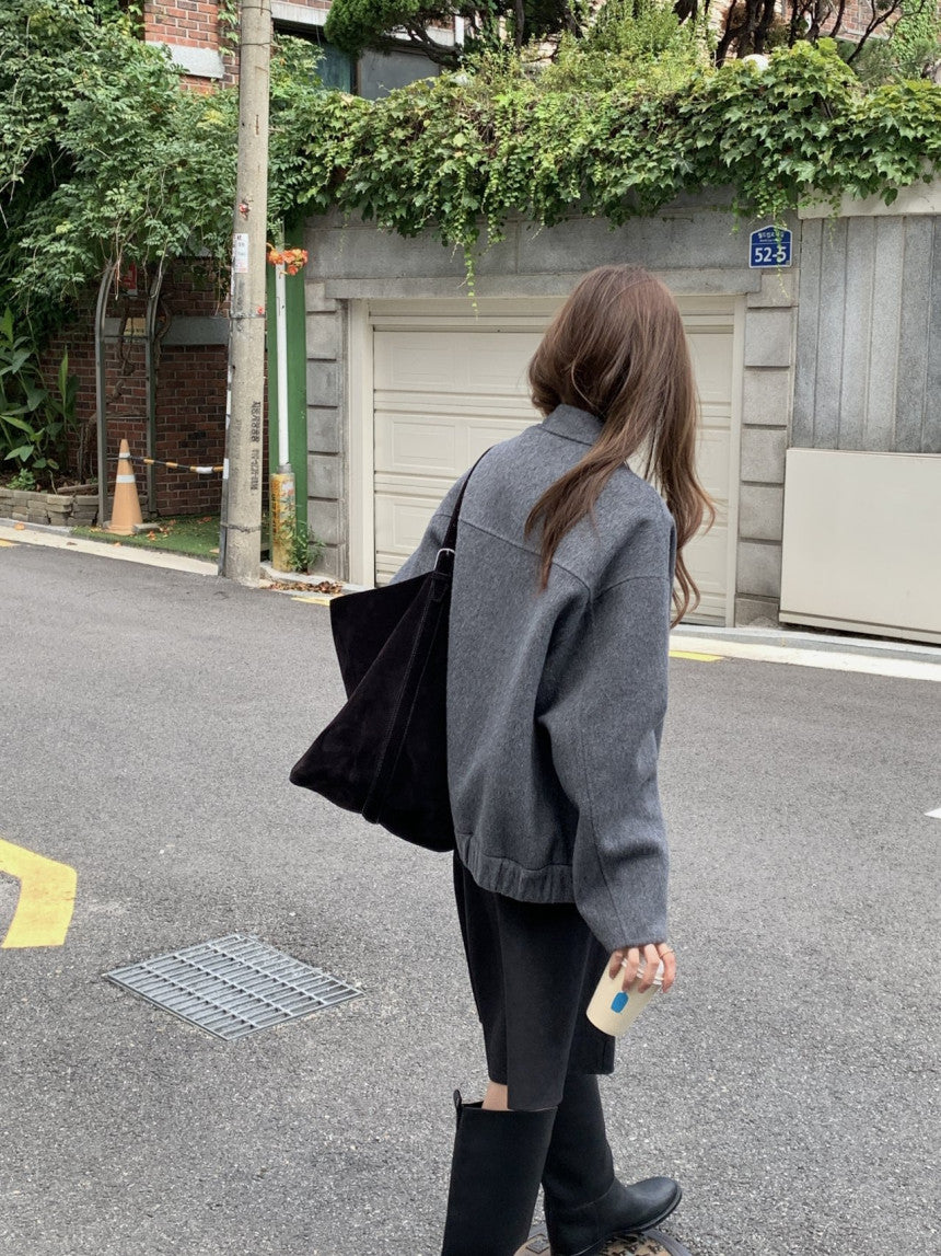 Nua handmade blouson-2col