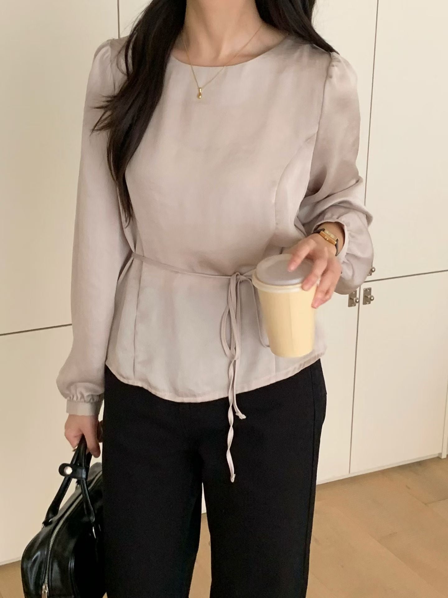 dear satin blouse-3col
