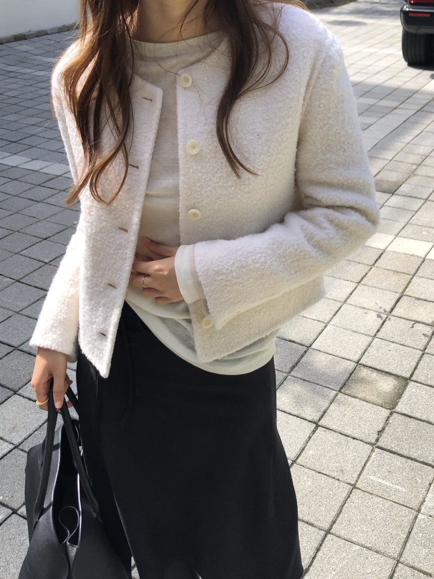 Castle mohair boucle HD jacket-2col