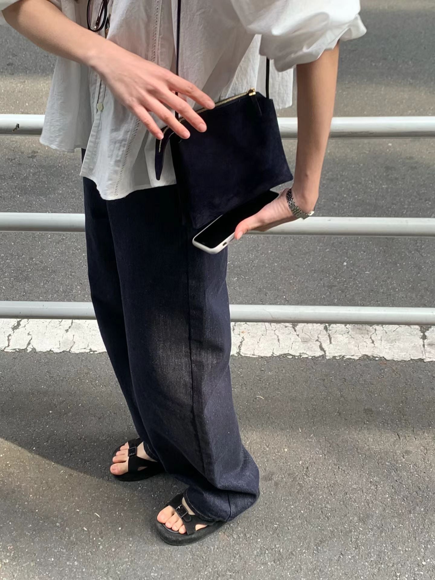 Ounce non-pade washing denim