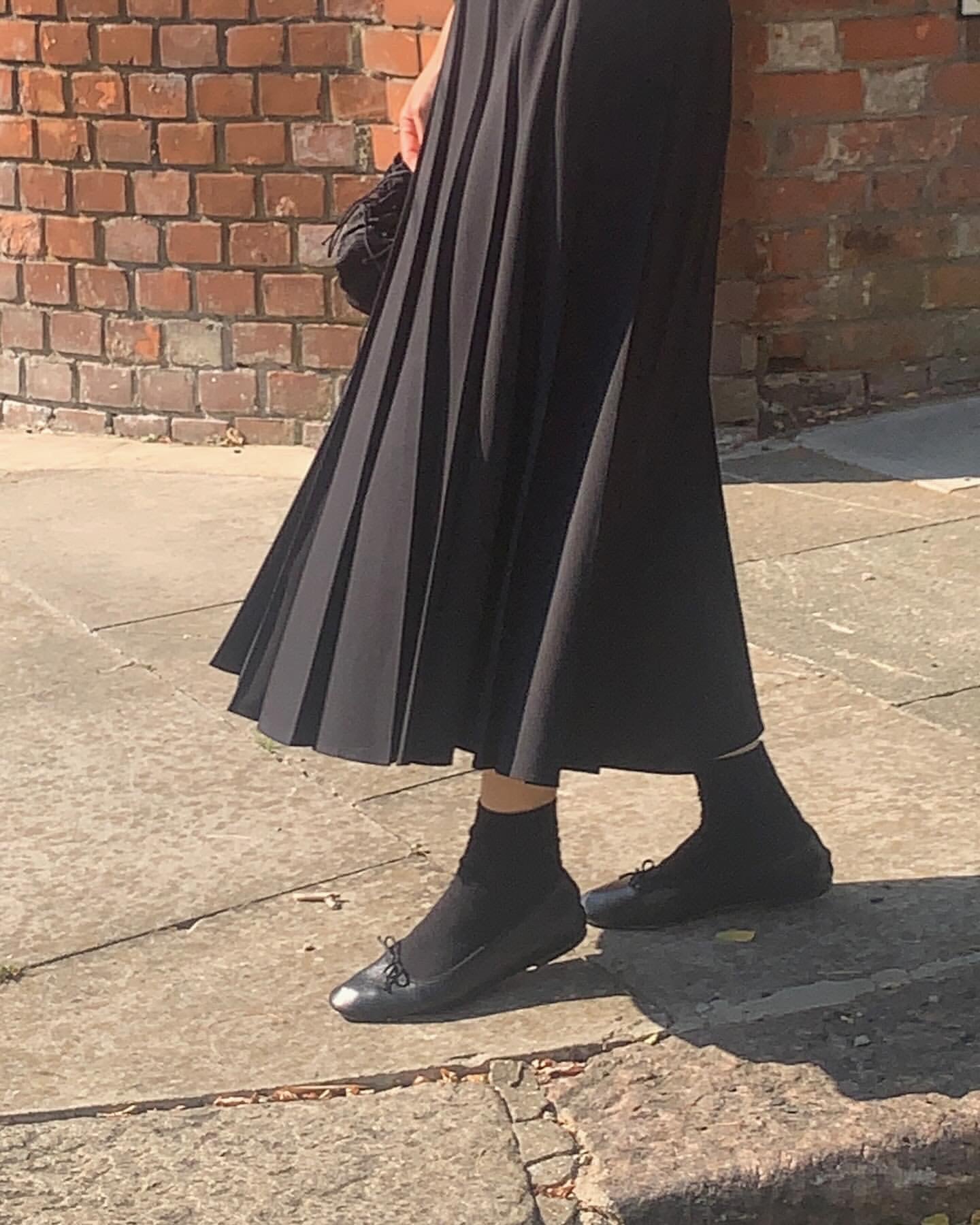 liter kkamiyu pleats skirt-2col
