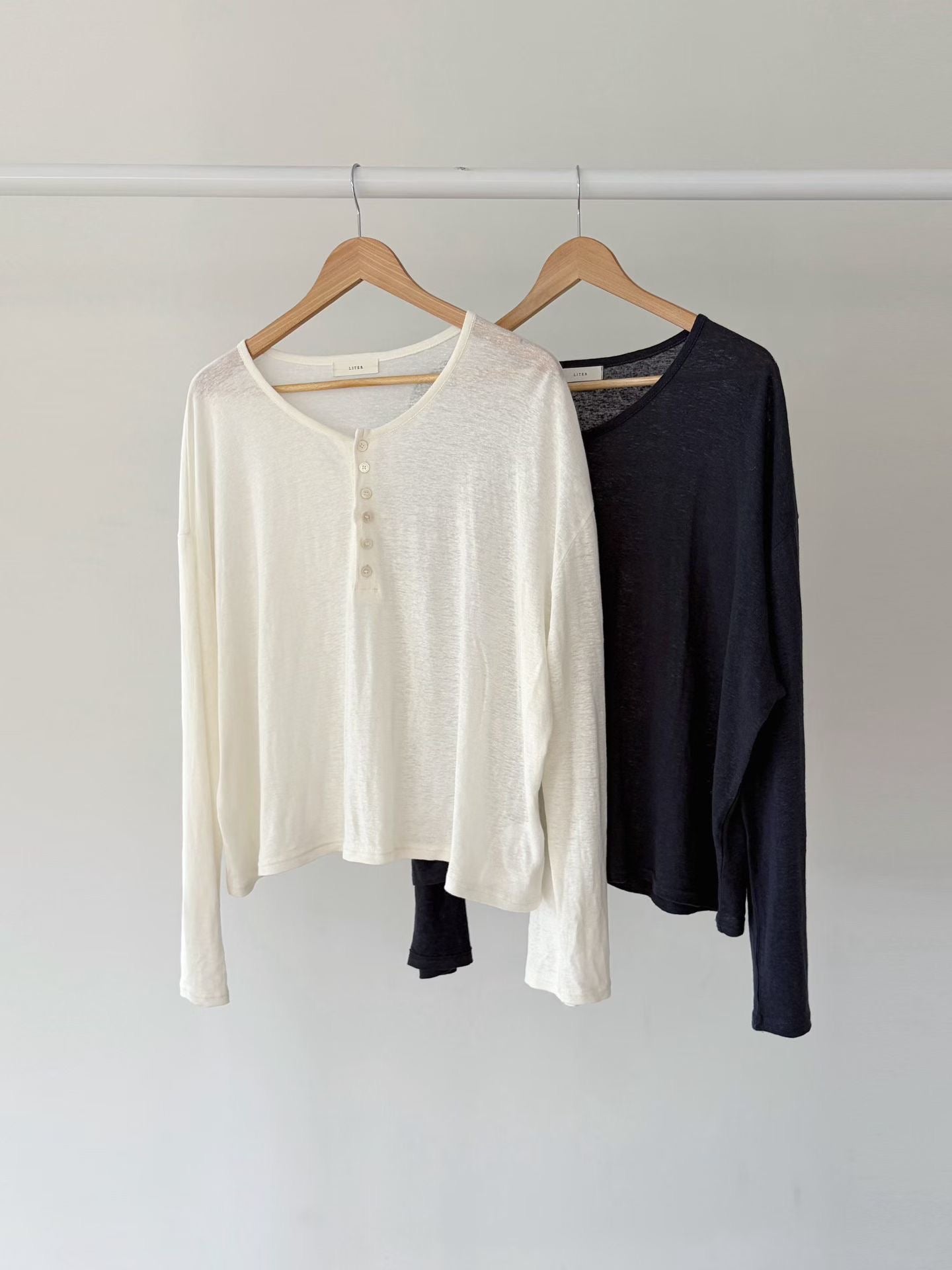 liter ocean linen boxy T-2col