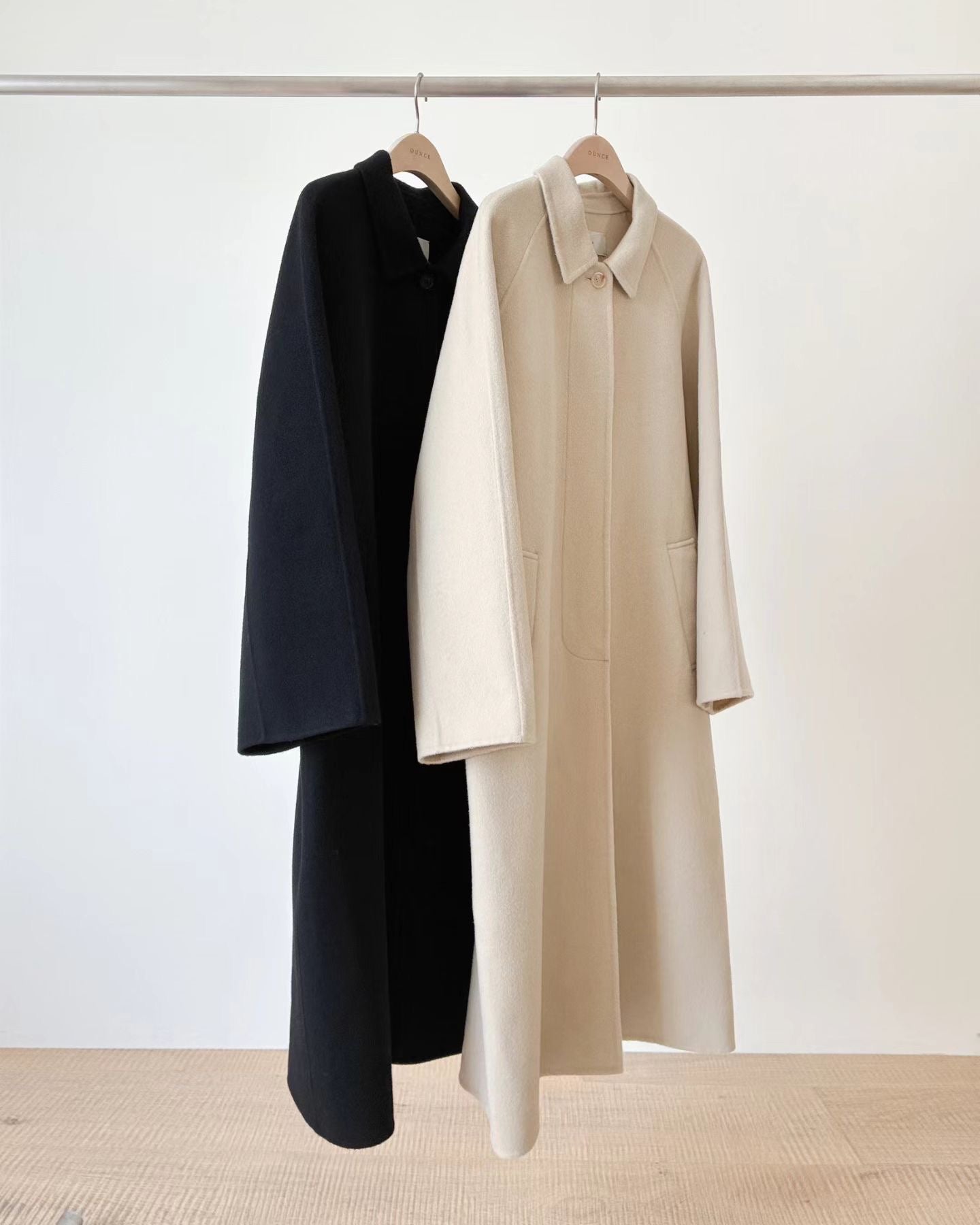 Ounce from cashmere handmade coat-2col
