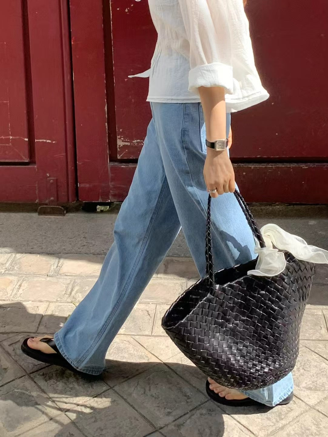 Ounce low wide denim