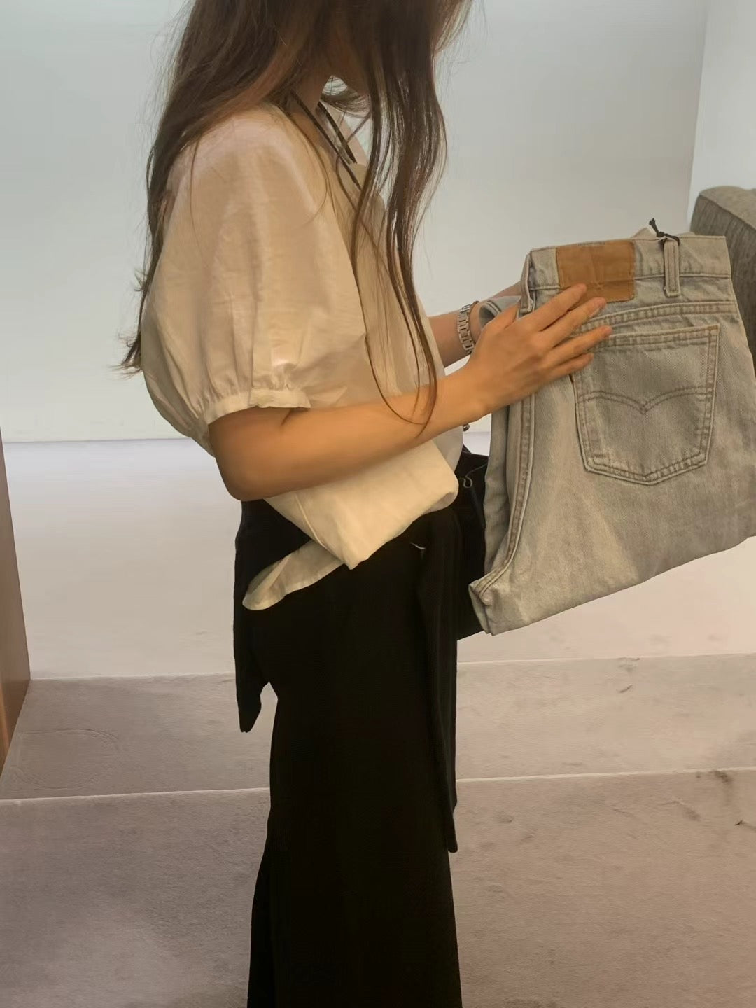 s-即納 Ounce if maxi skirt