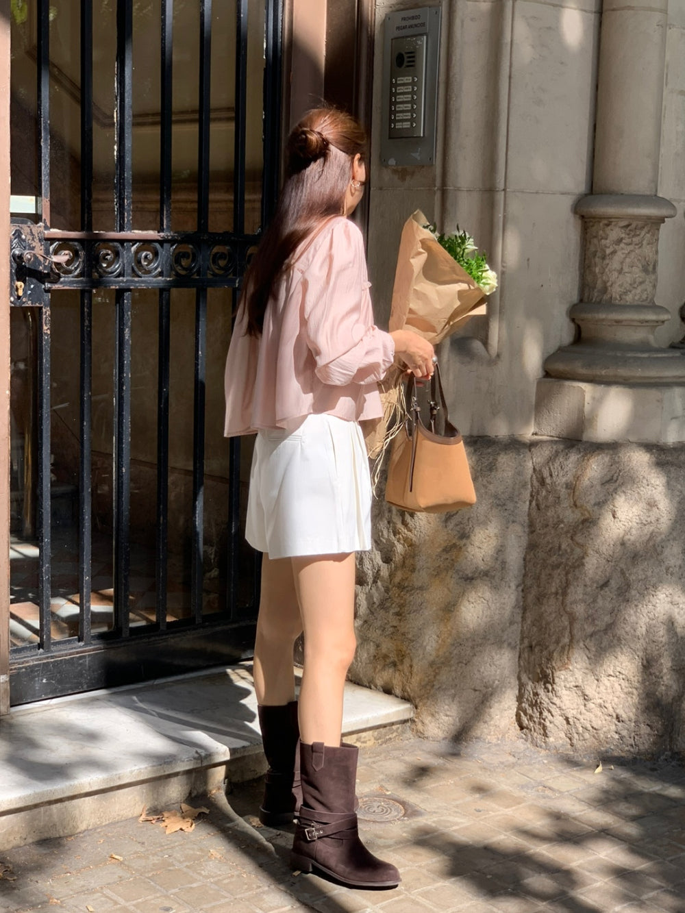 black即納 Date blouse-3col