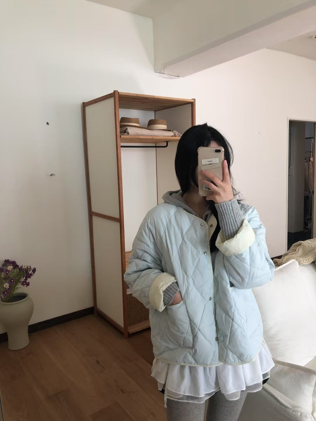 Roro lightweight padded jacket-2col