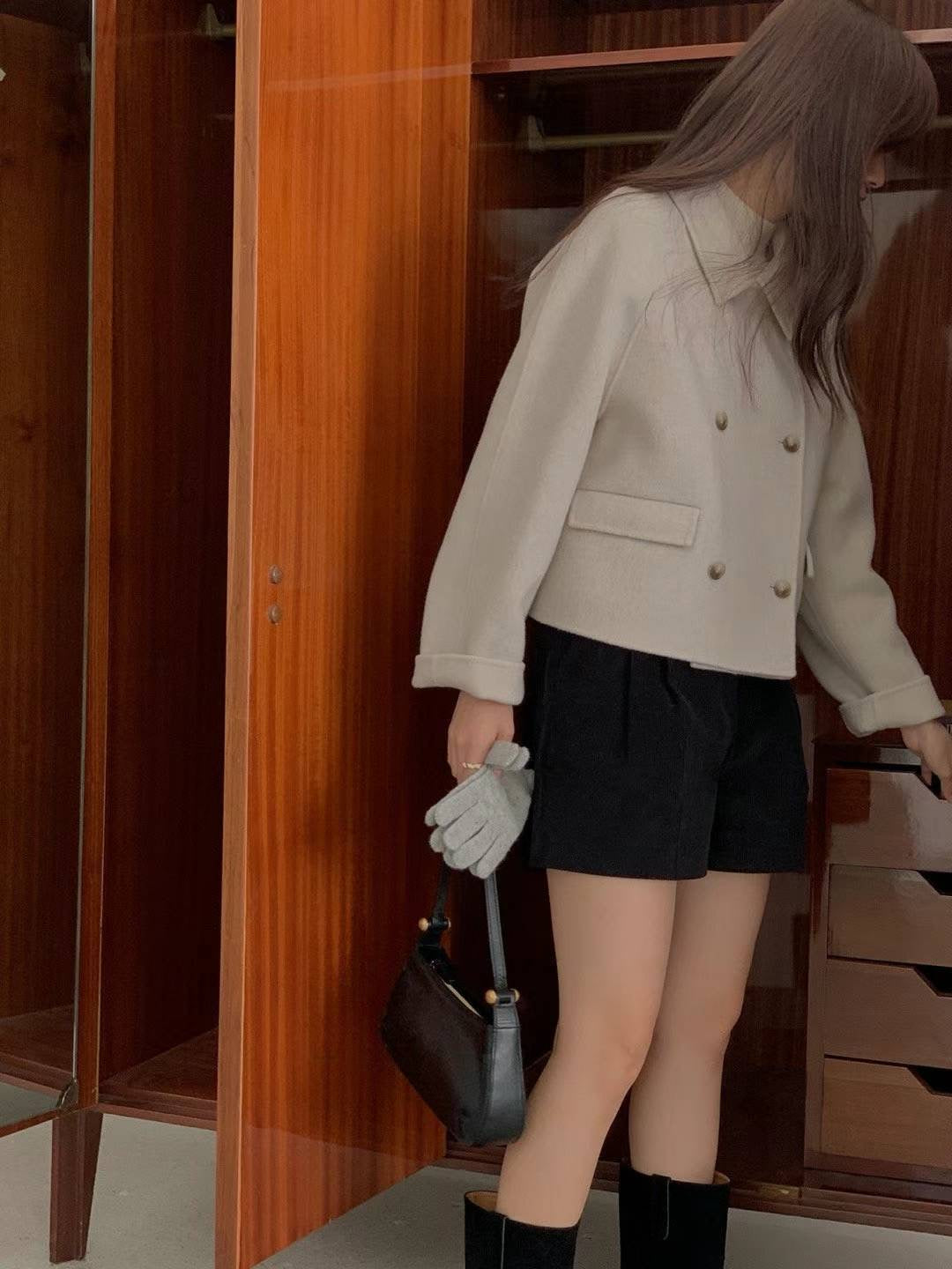 Miu double handmade jacket-3col