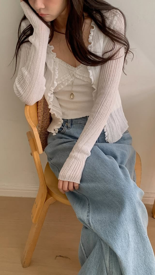 Jane linen cardigan-3col