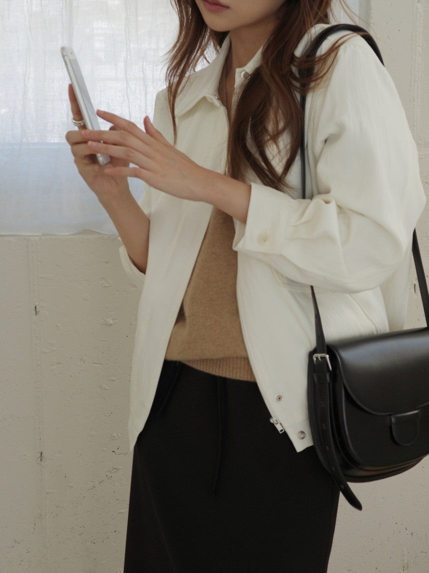 Fizt lyocell blouson-3col