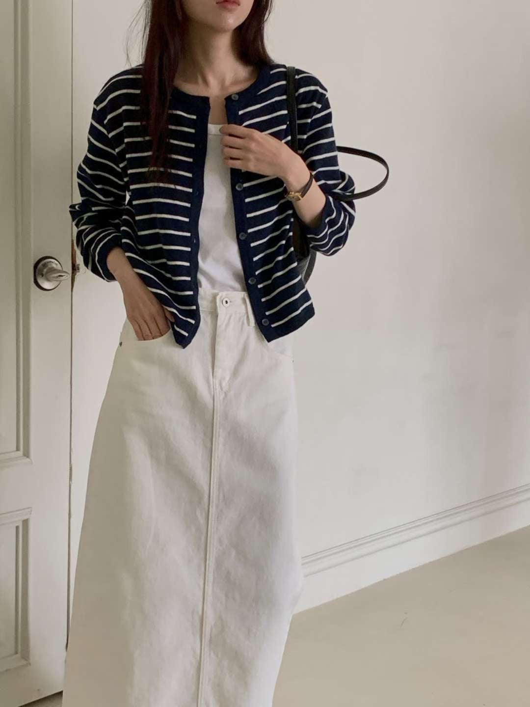 S.T cardigan-3col
