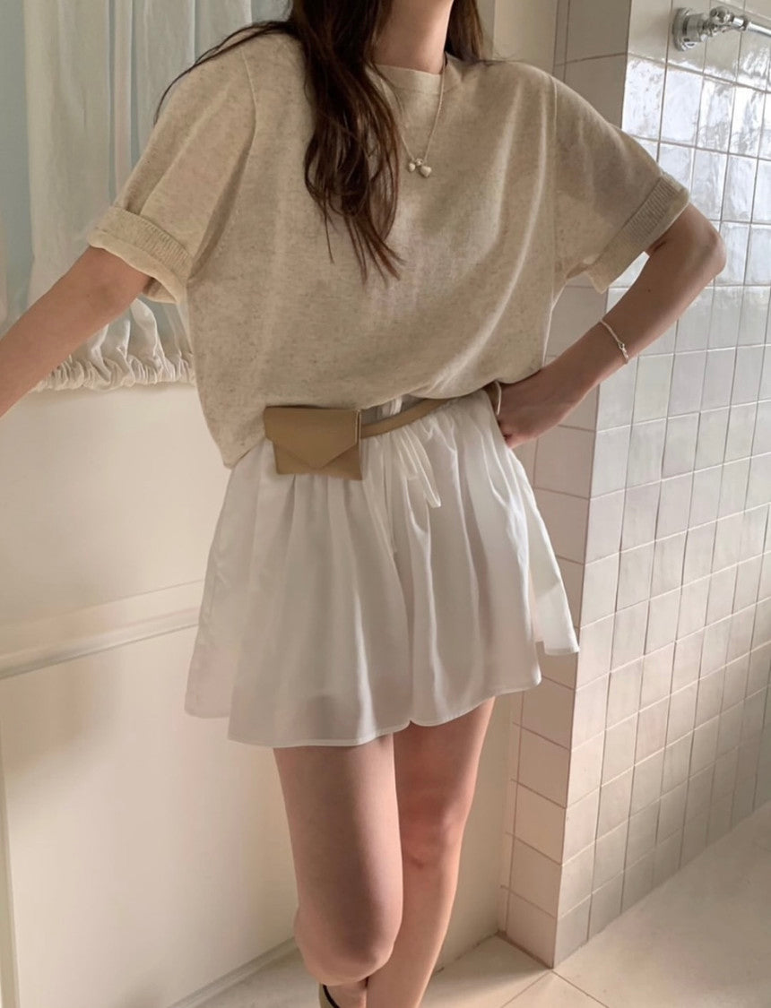 Wholegar linen half knit-3col