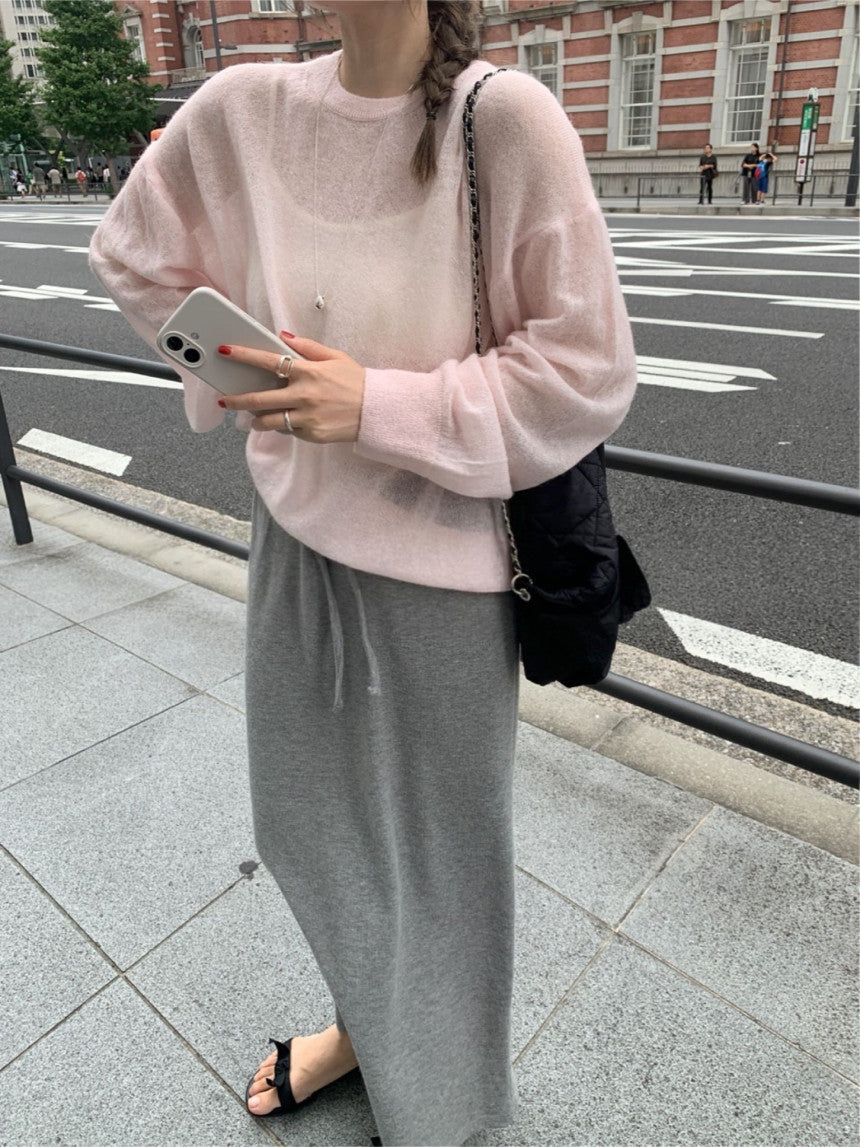 Fog long skirt-3col