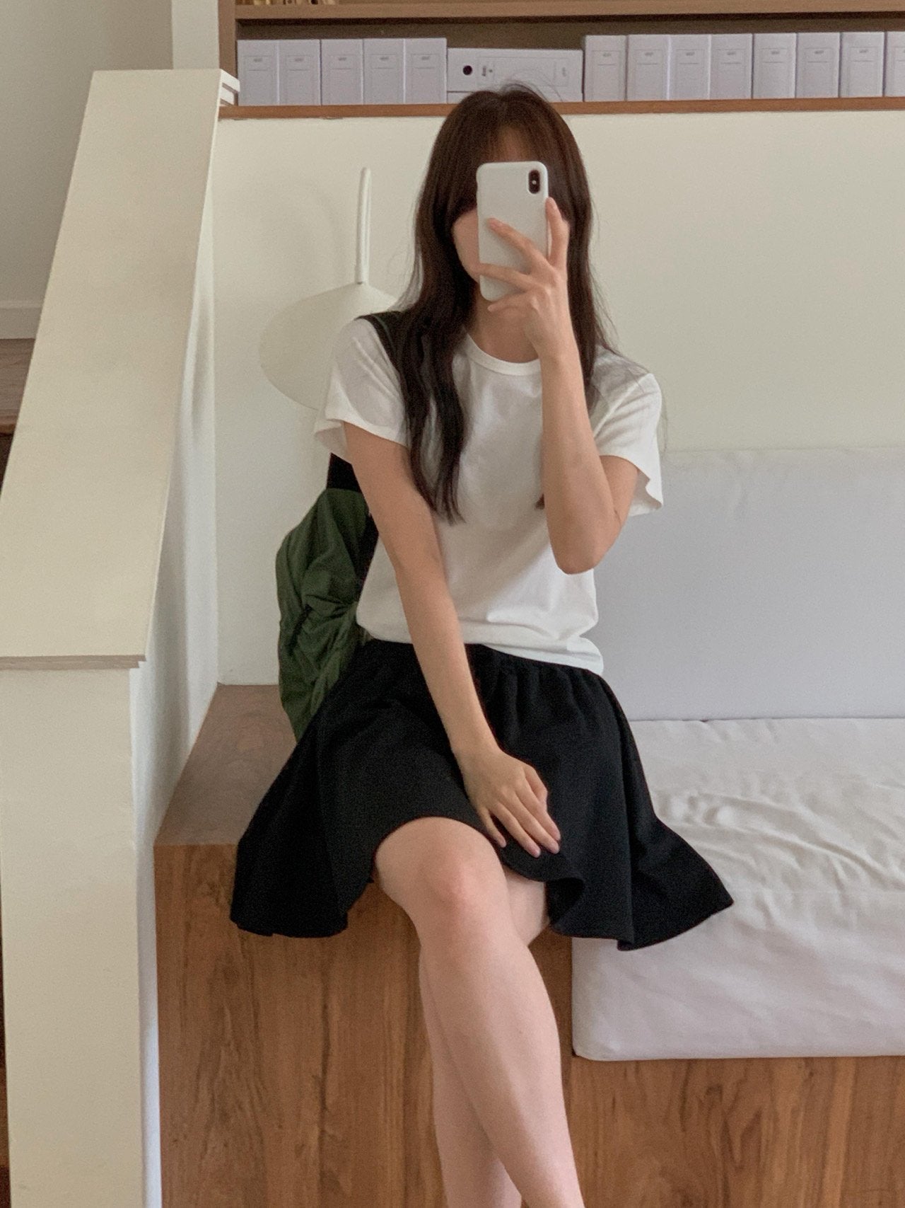 Rush skirt half pants-3col