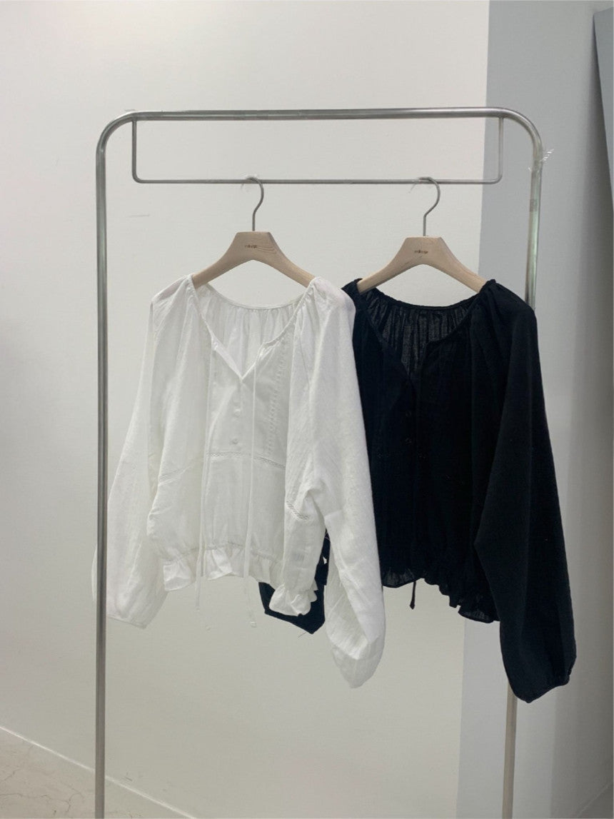 bibi lace blouse-2col