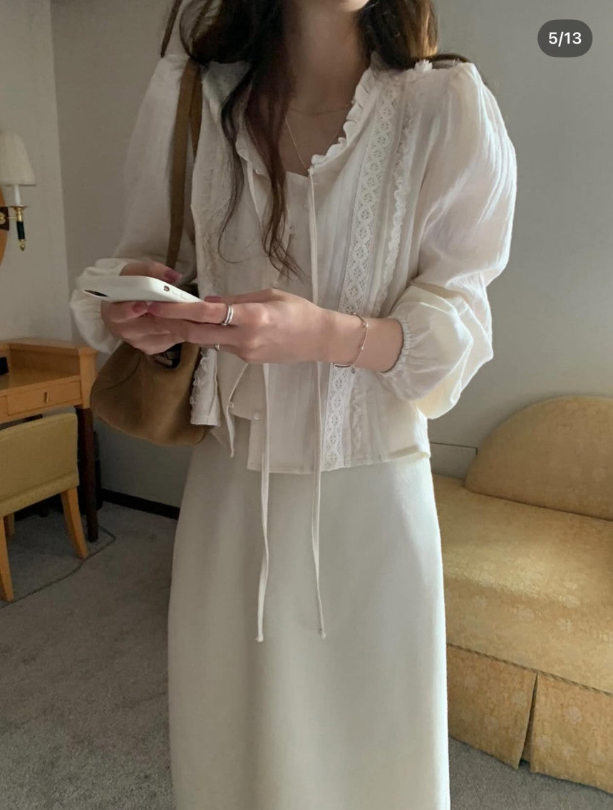 Darling frill gimo blouse