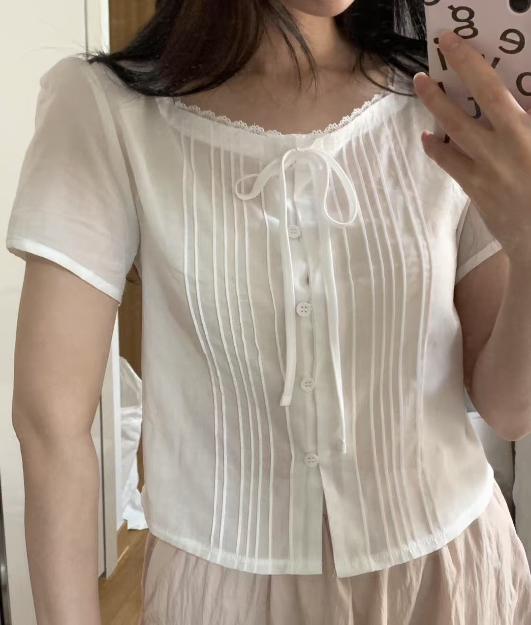 Sian ribbon blouse