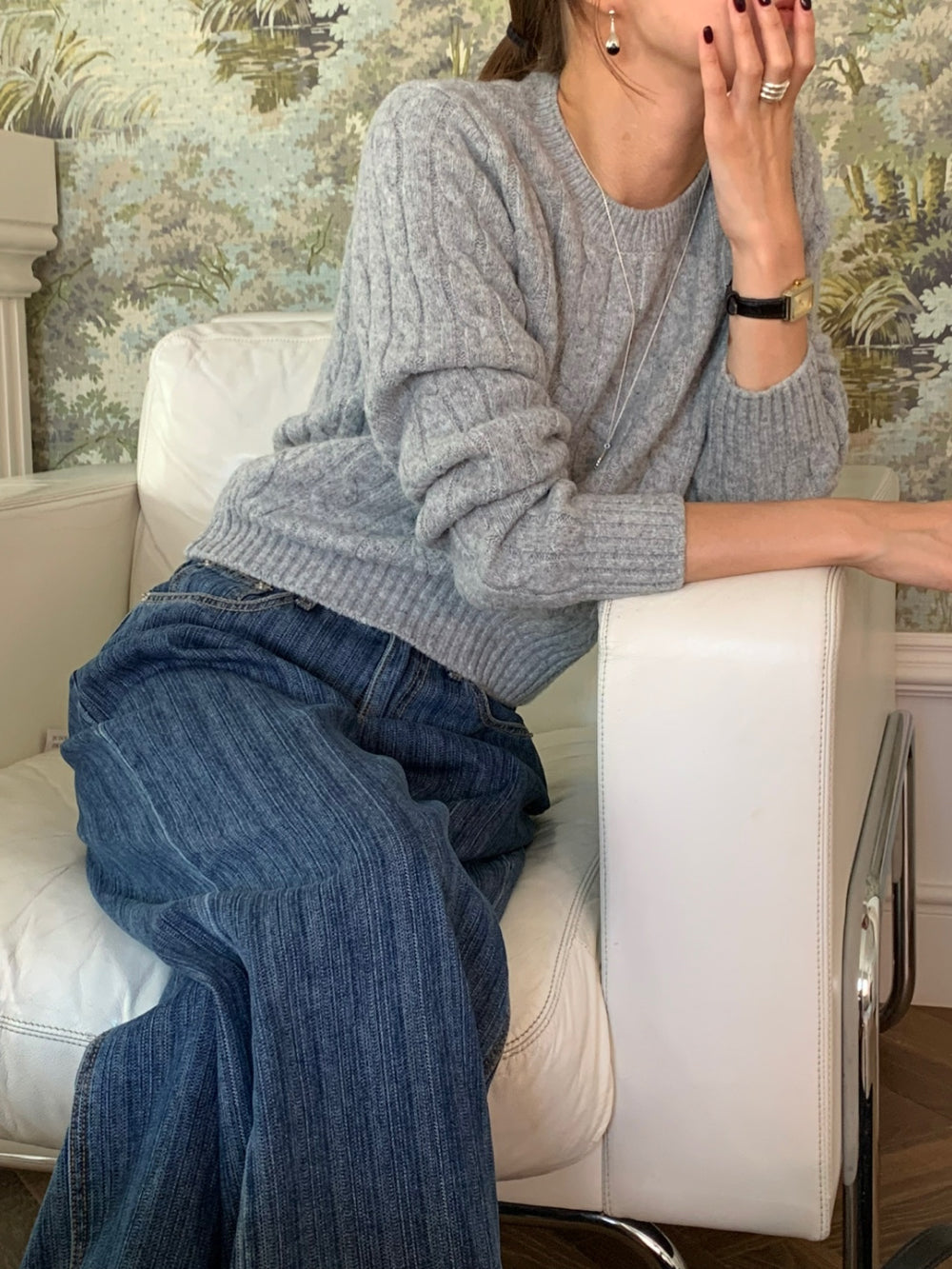 Weather twist knit-4col