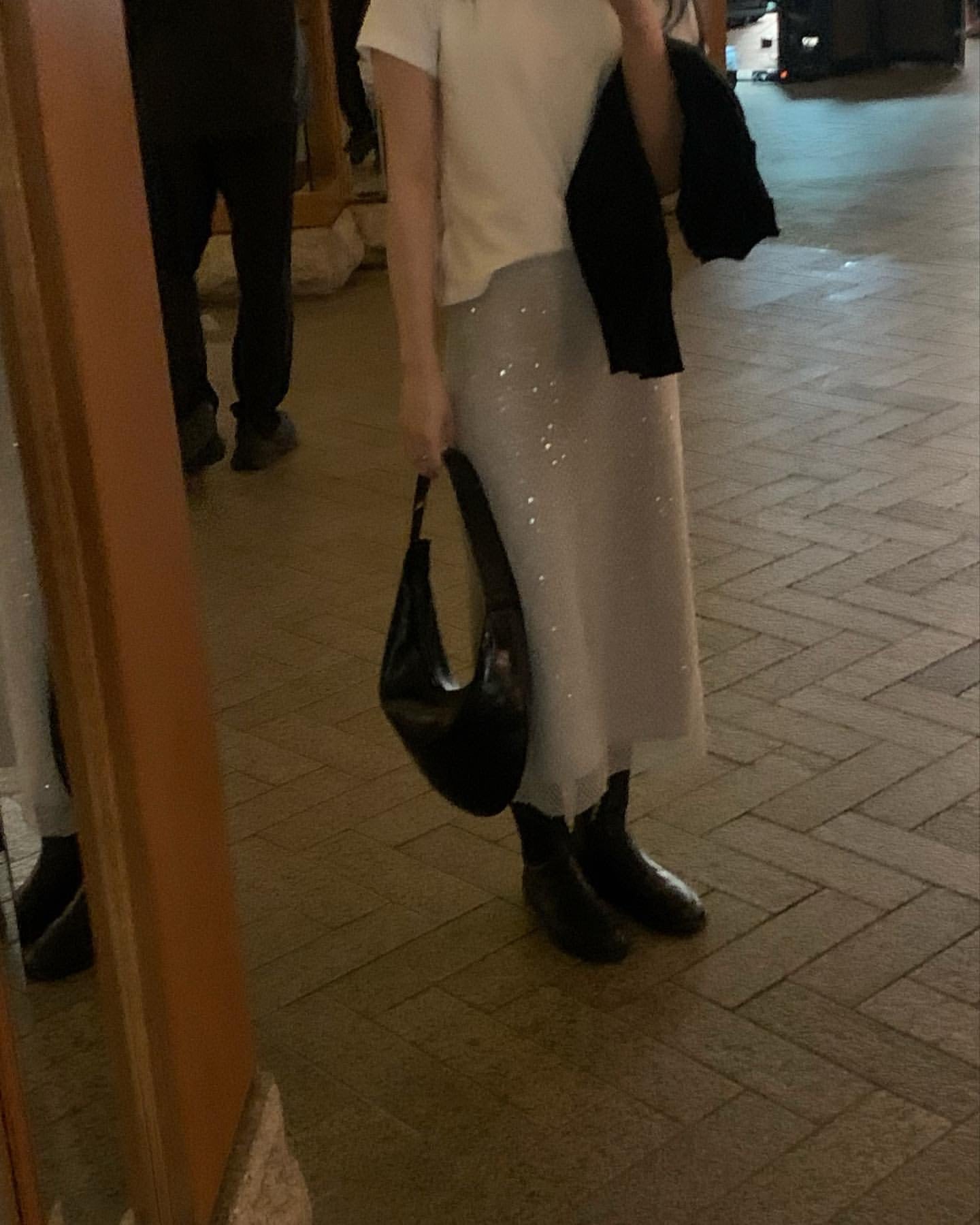 Sale gray s-即納 Fov twinkle skirt-3col