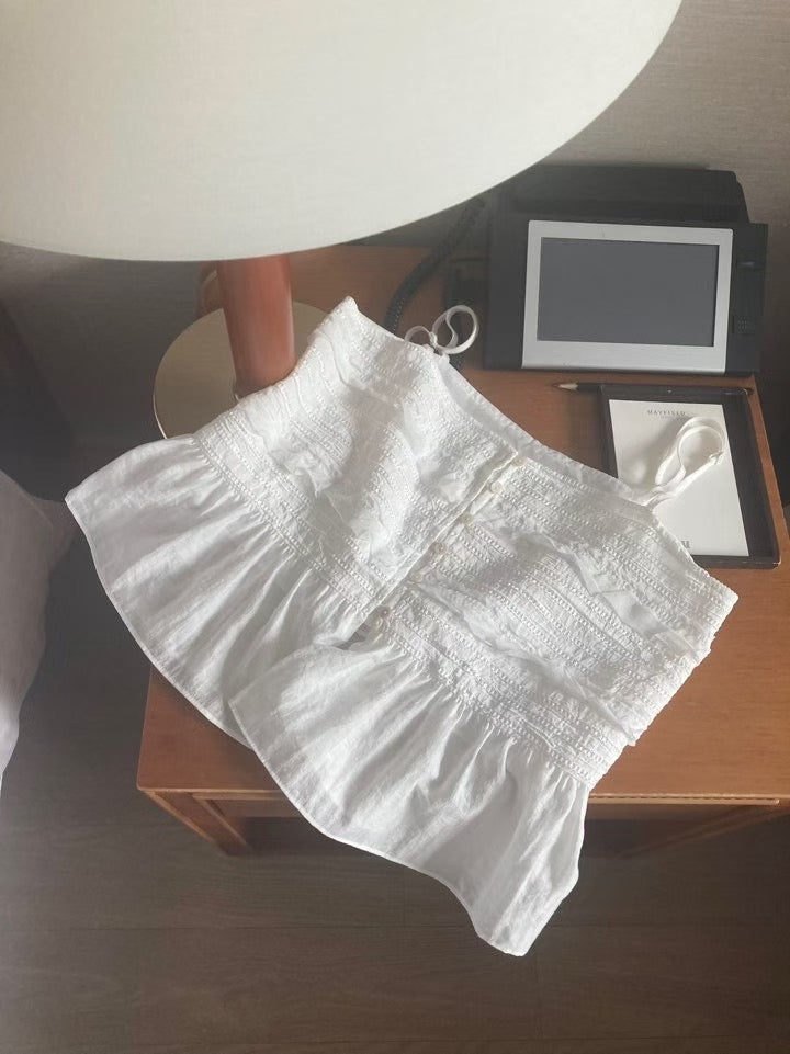 frill blouse-2col