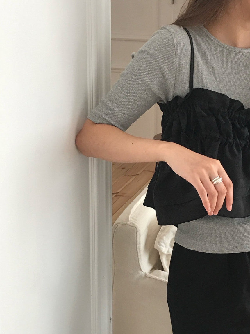 Merry round neck T-3col