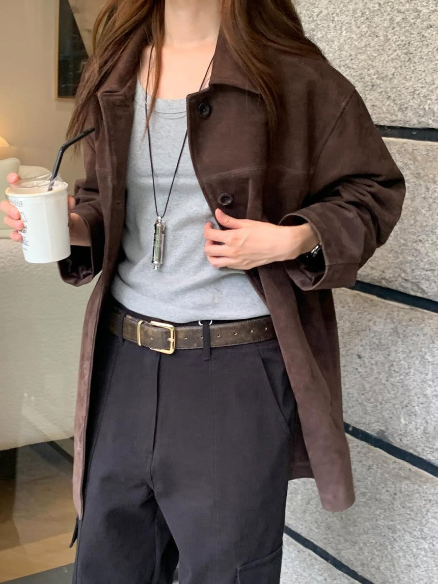 Bern suede jacket-2col