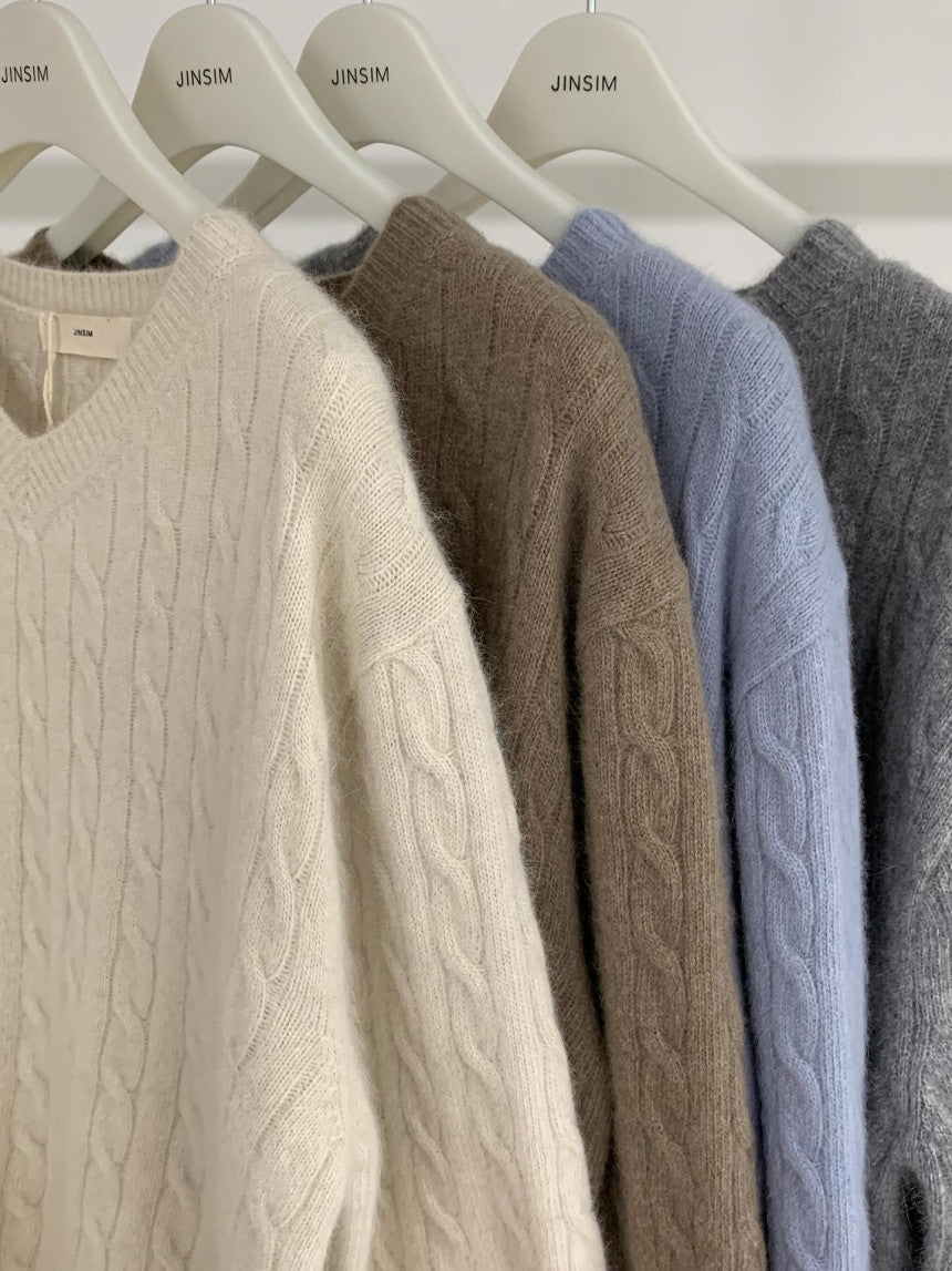 Marong cable knit-4col