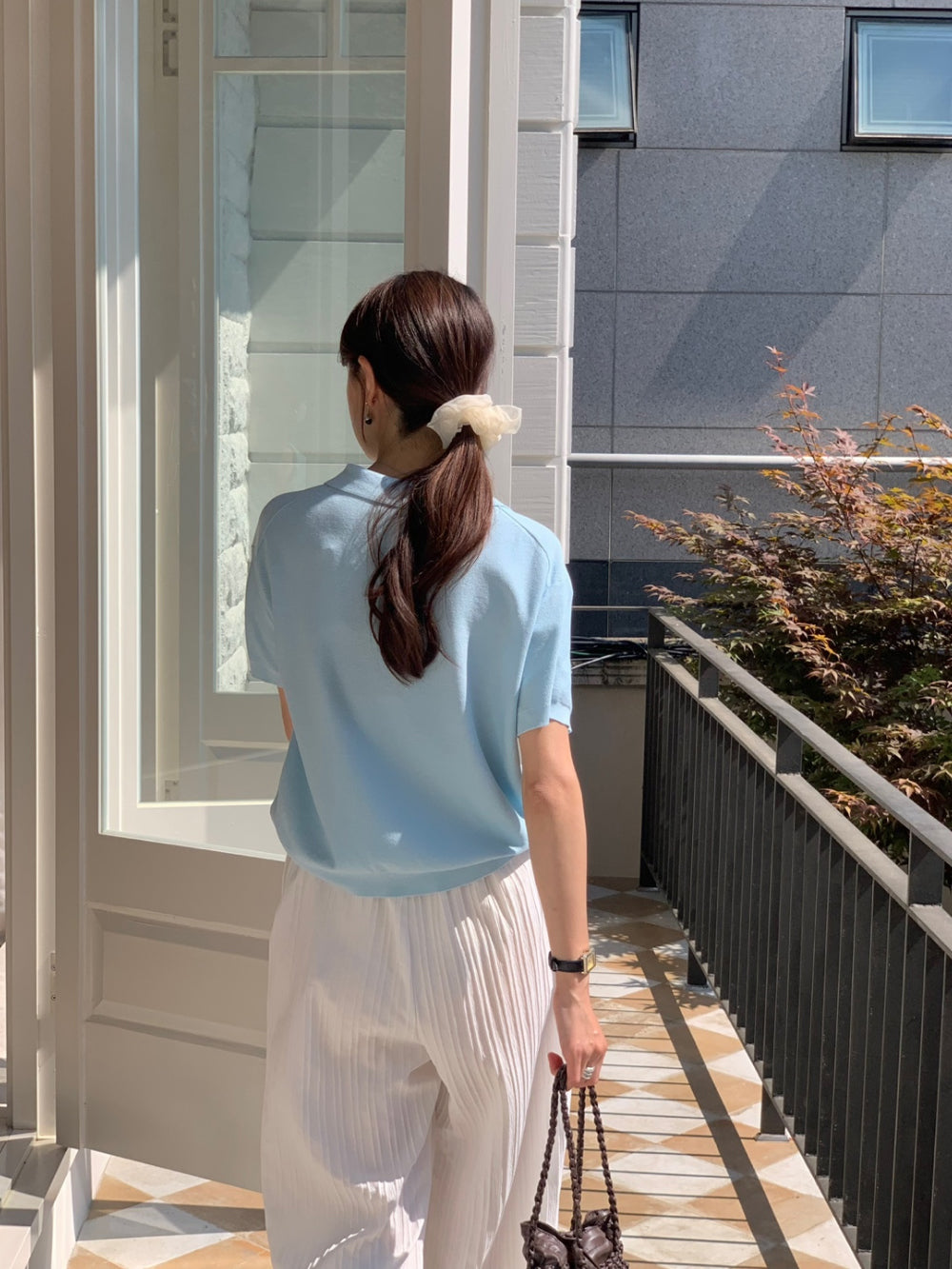 Nud collar knit-4col