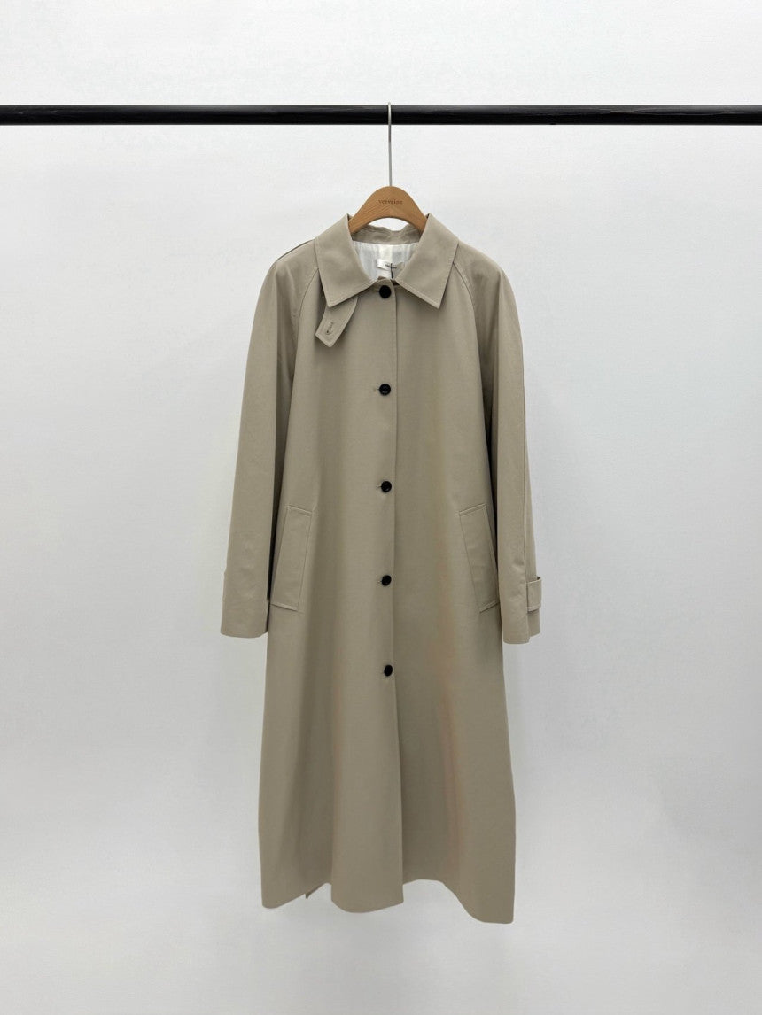 Barnnet long trench coat-2col