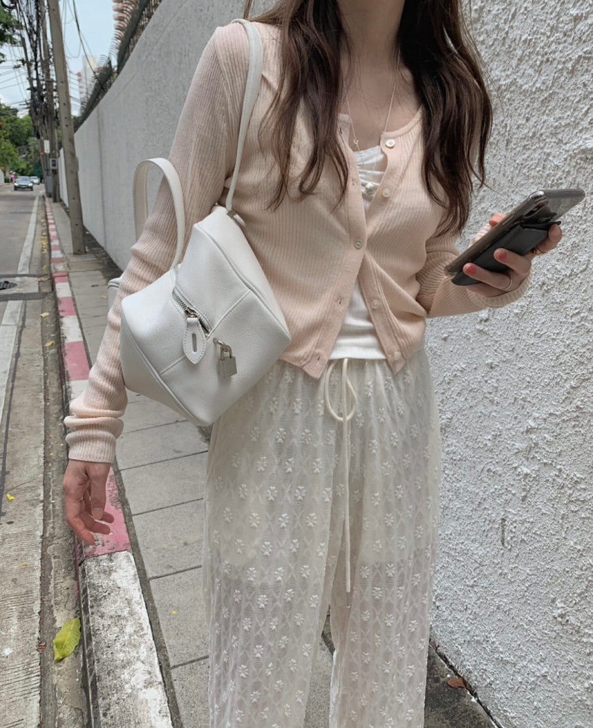 Mamonde linen cardigan-4col