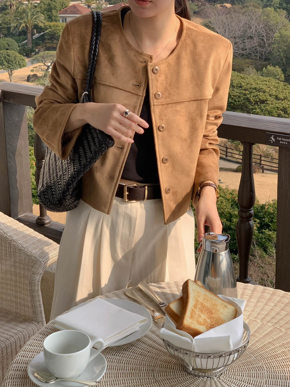 Ace suede jacket-2col