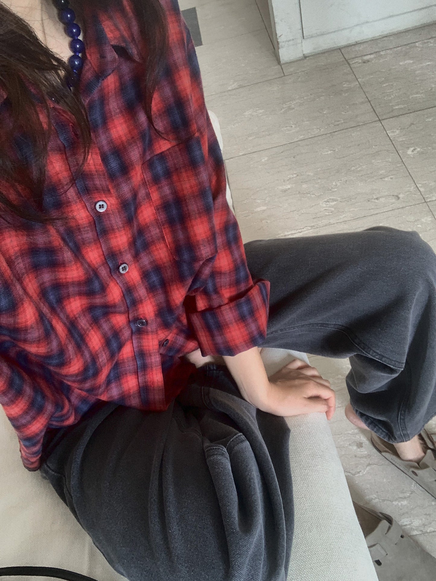 Rok check shirt
