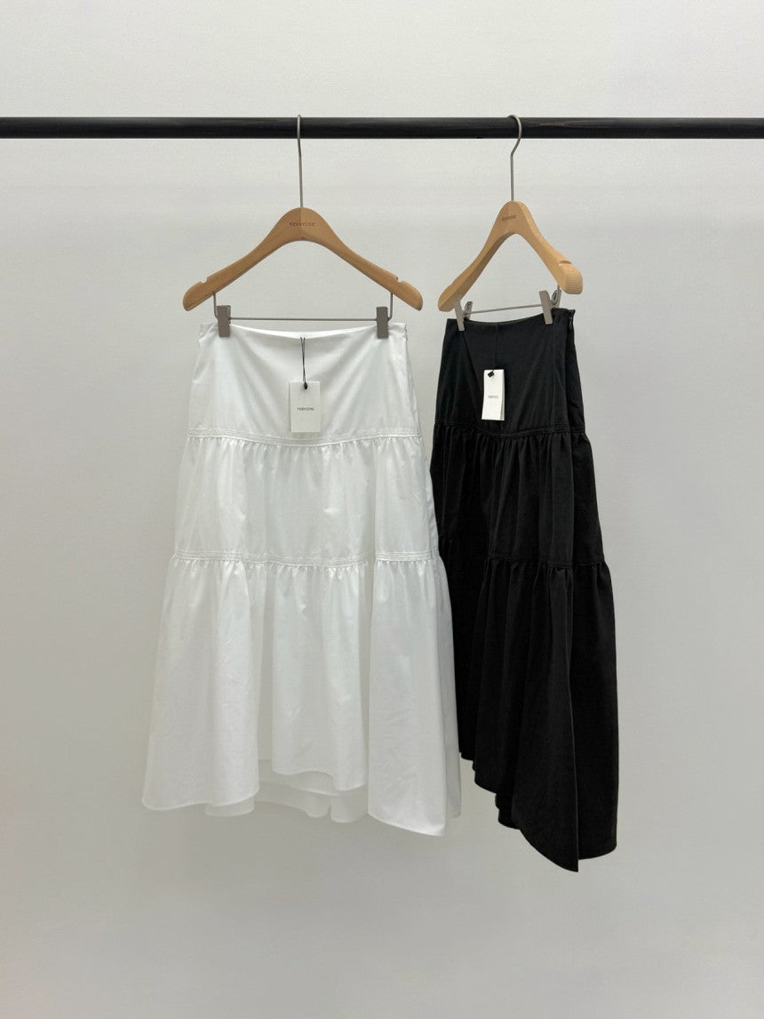 Garden lace full skirt-2col
