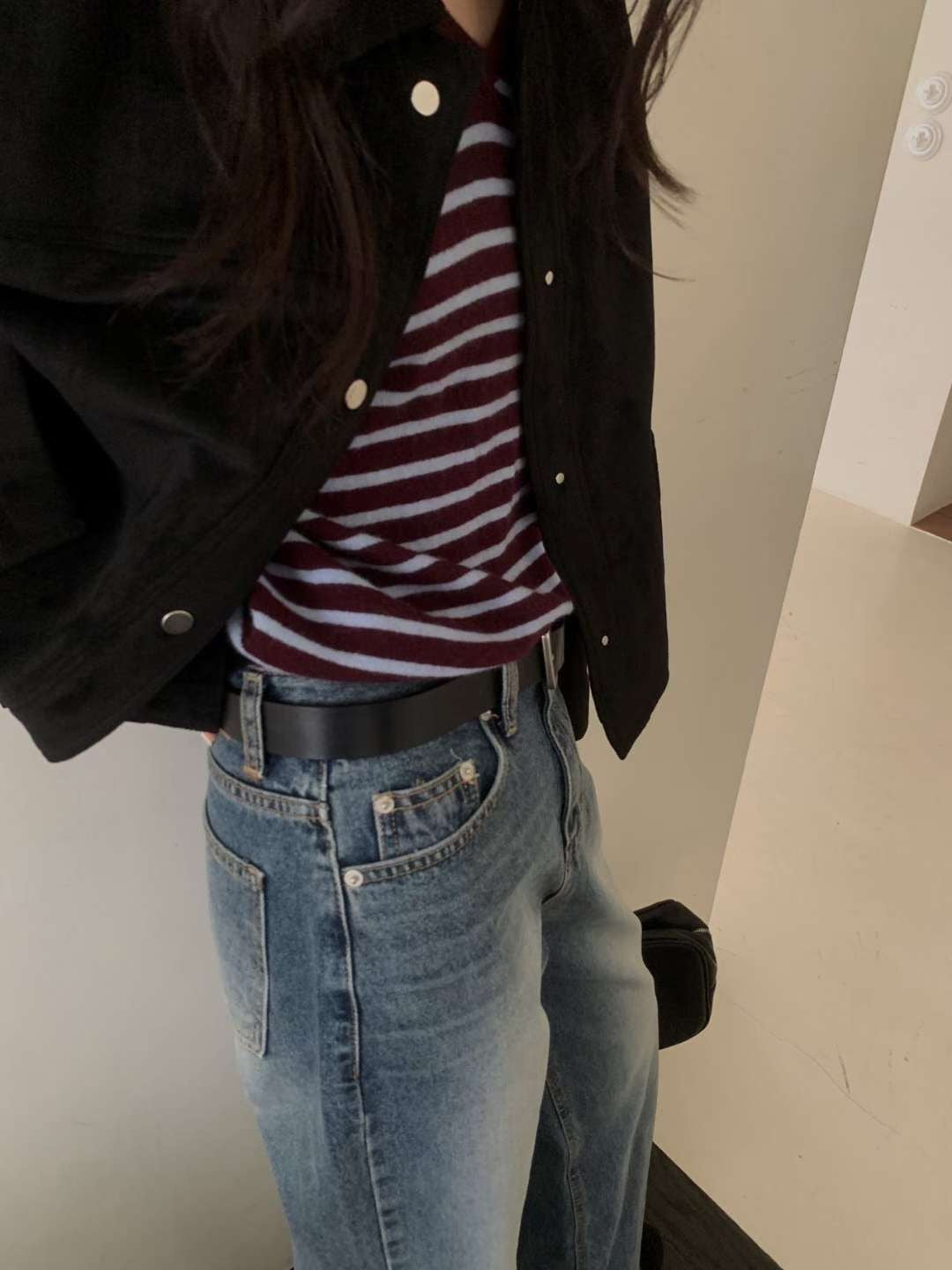 Hau suede jacket-2col