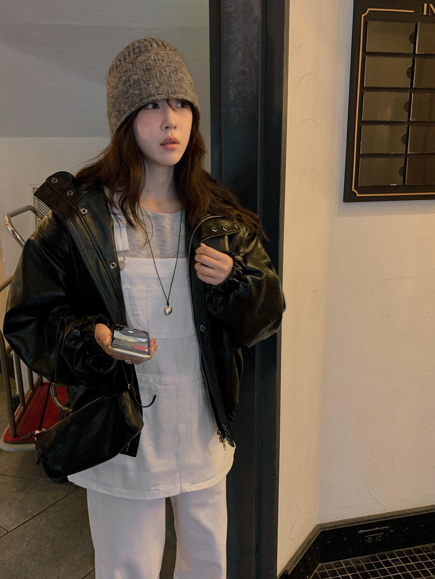 Milli leather jumper