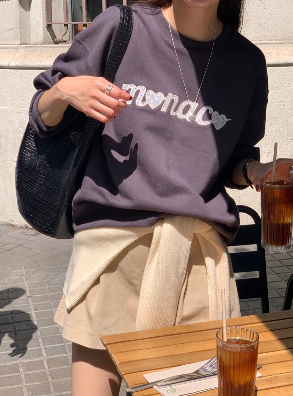 oatmeal即納 Monaco lace MTM-4col