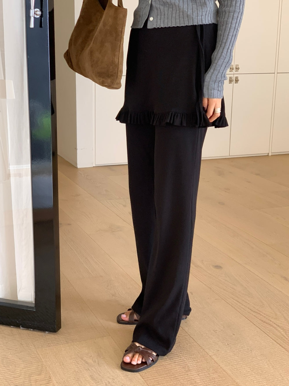 Pov skirt pants-2col