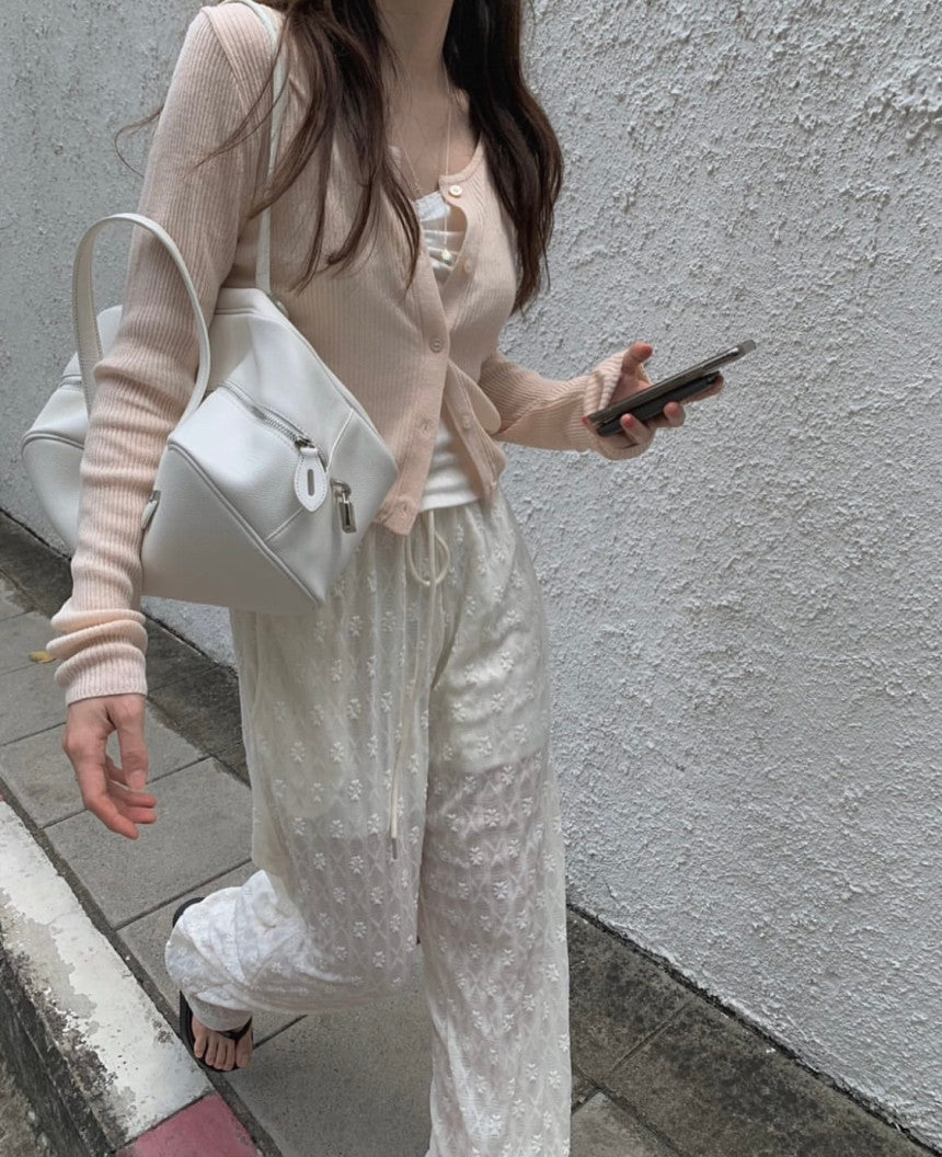 Mamonde linen cardigan-4col