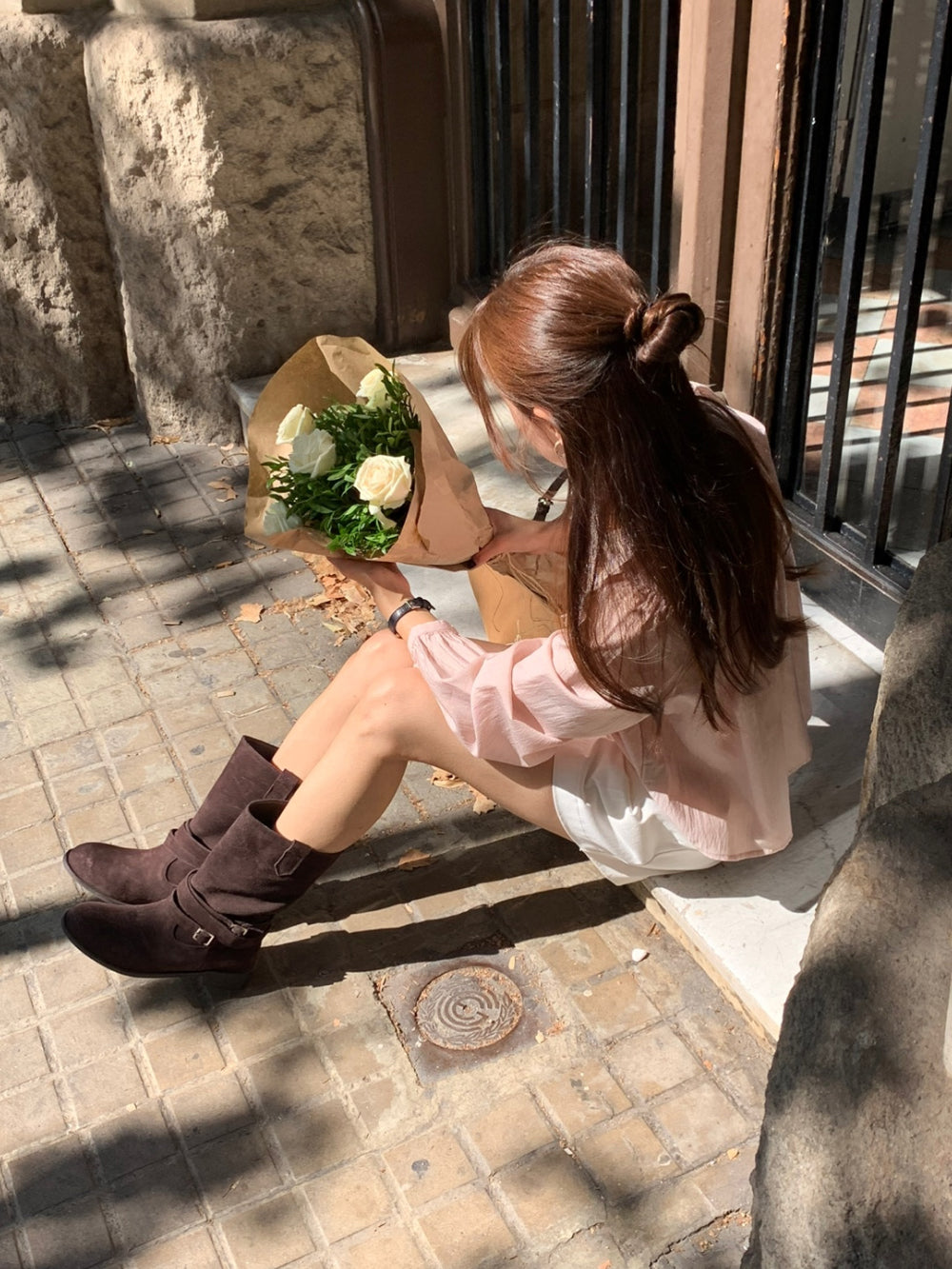 black即納 Date blouse-3col