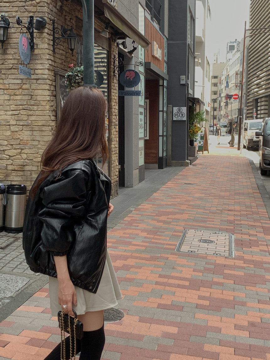 Milli leather jumper