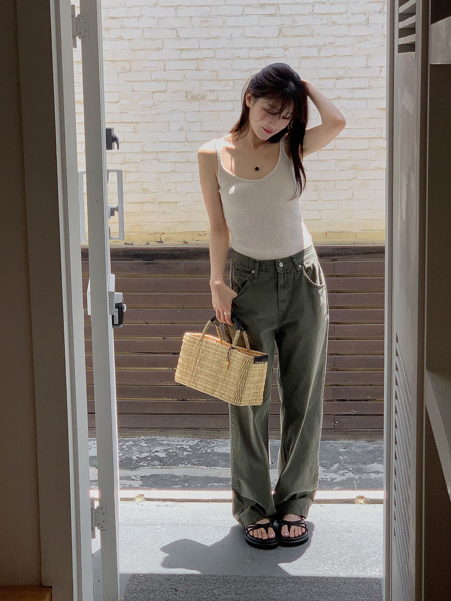 Summer dying pants-2col